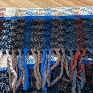 Prochownick 1880 women’s plaid fringe scarf